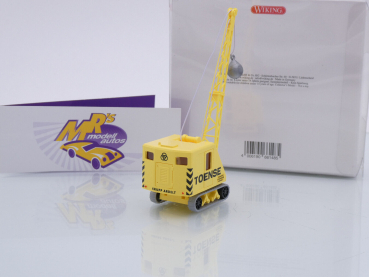 Preview: Wiking 0661 48 # Krupp Ardelt Raupenkran mit Abrissbirne 1959-65 " Toense " 1:87
