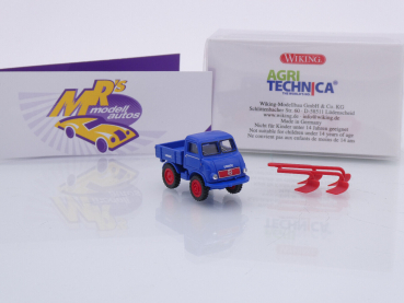Preview: Wiking 0368 52 # Mercedes-Benz Unimog U 401 Baujahr 1953-56 " Agri Technica " 1:87