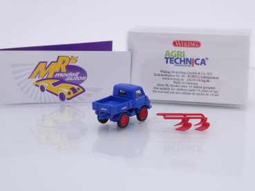 Preview: Wiking 0368 52 # Mercedes-Benz Unimog U 401 Baujahr 1953-56 " Agri Technica " 1:87