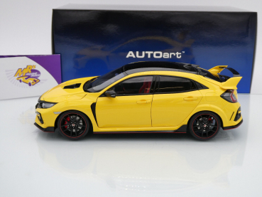 Preview: AUTOart 73225 # Honda Civic Type R FK8 Baujahr 2021 " Sunlight Yellow / gelb " 1:18