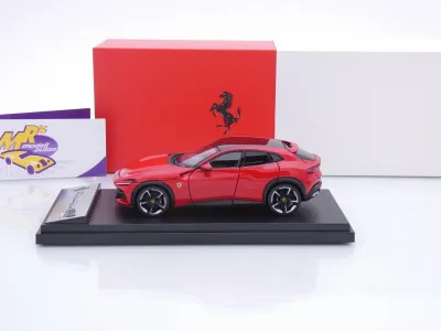 Preview: BBR Models HE43001A # Ferrari Purosangue Panoramic Baujahr 2023 " Rosso Corsa " 1:43