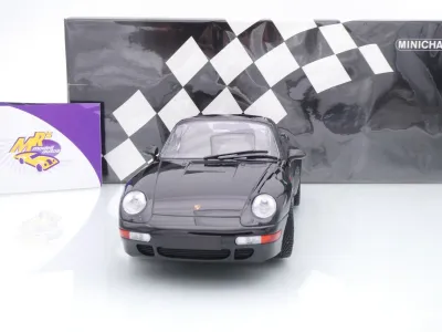 Preview: Minichamps 155061171 # Porsche 911 (993) Turbo Baujahr 1995 " schwarz " 1:18