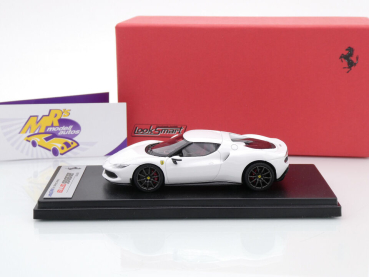 Preview: Look Smart LS533D # Ferrari 296 GTB Baujahr 2022 " weiß Bianco Cervino " 1:43