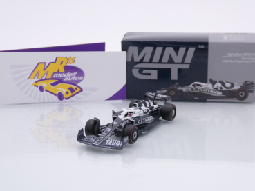 TSM Mini GT MGT00539-L # Alpha Tauri AT03 Nr.10 Abu Dhabi GP 2022 " Gasly " 1:64