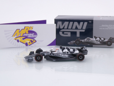 Preview: TSM Mini GT MGT00521-L # Alpha Tauri AT03 #22 Abu Dhabi GP 2022 " Tsunoda " 1:64