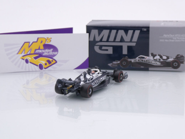 Preview: TSM Mini GT MGT00521-L # Alpha Tauri AT03 #22 Abu Dhabi GP 2022 " Tsunoda " 1:64