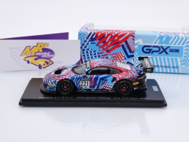 Preview: Spark SP429 # Porsche 911 GT3 R Nr.221 Spa Test Days 2022 " GPX Martini " 1:43