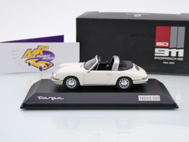 Preview: Spark WAP0209230RTRG # Porsche 911 Targa Typ F Baujahr 1965 " elfenbein " 1:43
