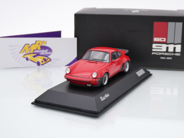 Spark WAP0201620RTRB # Porsche 911 Turbo 3.0 Baujahr 1975 " indischrot " 1:43