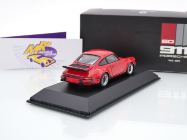 Preview: Spark WAP0201620RTRB # Porsche 911 Turbo 3.0 Baujahr 1975 " indischrot " 1:43