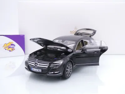 Preview: Norev 183944 # Mercedes-Benz CLS X218 Shooting Brake Baujahr 2011 " schwarzmetallic " 1:18