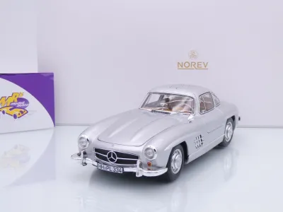 Norev 183857 # Mercedes-Benz 300 SL W198 Baujahr 1954 " silbermetallic " 1:18