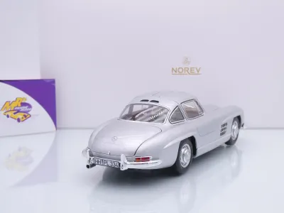 Preview: Norev 183857 # Mercedes-Benz 300 SL W198 Baujahr 1954 " silbermetallic " 1:18