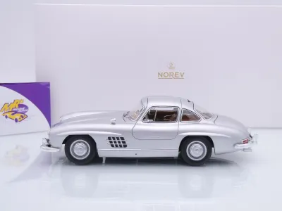Preview: Norev 183857 # Mercedes-Benz 300 SL W198 Baujahr 1954 " silbermetallic " 1:18