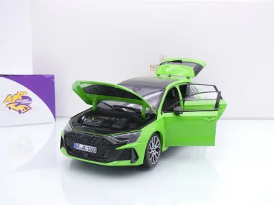 Preview: Norev 188390 # Audi RS3 Sportback Baujahr 2025 " Giftgrün / Kyalami Green " 1:18