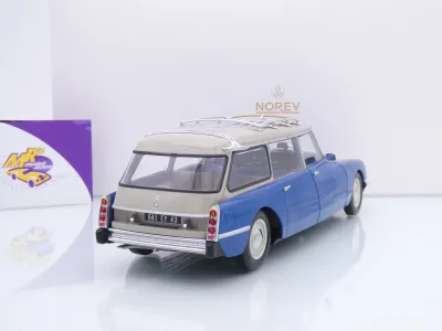 Preview: Norev 181772 # Citroen Break 21 Baujahr 1970 " dunkelblau ( Danube Blue ) " 1:18