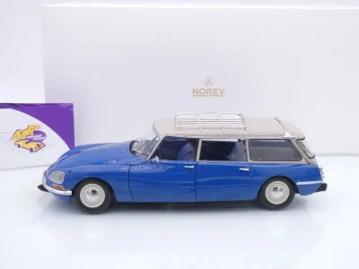 Preview: Norev 181772 # Citroen Break 21 Baujahr 1970 " dunkelblau ( Danube Blue ) " 1:18