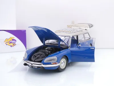 Preview: Norev 181772 # Citroen Break 21 Baujahr 1970 " dunkelblau ( Danube Blue ) " 1:18