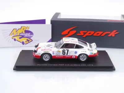 Preview: Spark S9797 # Porsche 911 Carrera RSR 2.8 #67 24h Le Mans 1974 " Team Porsche Club Romand " 1:43