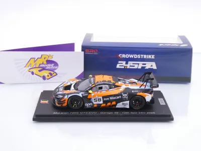Preview: Spark SB857 # McLaren 720S GT3 #58 12th 24h Spa 2025 " Team Garage 59 " 1:43