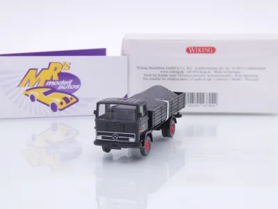 Wiking 0437 04 # Mercedes-Benz Pritschen-LKW Baujahr 1965-76 " Glück Auf " 1:87