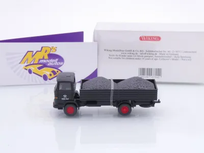 Preview: Wiking 0437 04 # Mercedes-Benz Pritschen-LKW Baujahr 1965-76 " Glück Auf " 1:87
