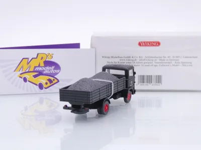 Preview: Wiking 0437 04 # Mercedes-Benz Pritschen-LKW Baujahr 1965-76 " Glück Auf " 1:87