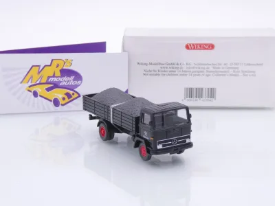 Preview: Wiking 0437 04 # Mercedes-Benz Pritschen-LKW Baujahr 1965-76 " Glück Auf " 1:87