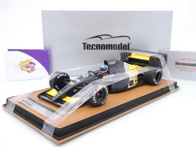 Tecnomodel TMD18-471A # Minardi M191 F1 #24 Belgien GP 1991 " Gianni Morbidelli " 1:18
