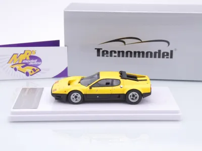 Preview: Tecnomodel TM43-64D # Ferrari 512BB Corsa Clienti Baujahr 1978 " Giallo Modena " 1:43