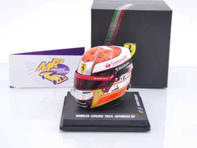 Look Smart LSHEL025 # Helm Formel 1 Ferrari " Charles Leclerc - Japan GP 2024 " 1:5