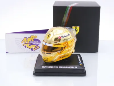 Look Smart LSHEL023 # Helm Formel 1 Ferrari " Lewis Hamilton - Singapur GP 2025 " 1:5