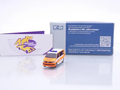 Rietze 53987 # Volkswagen VW T6 Bus " ASB Südhessen - Baby Notarzt System " 1:87