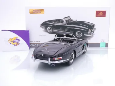Preview: CMC M-293 # Mercedes-Benz 300 SL W198 II Roadster Baujahr 1957 " schwarz " 1:18