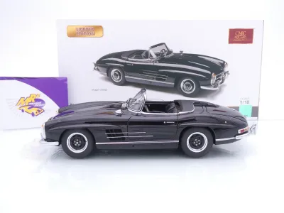 Preview: CMC M-293 # Mercedes-Benz 300 SL W198 II Roadster Baujahr 1957 " schwarz " 1:18