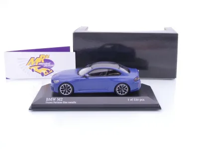 Preview: Minichamps 410023124 # BMW M2 (G87) Baujahr 2023 " Portimaoblau-metallic " 1:43