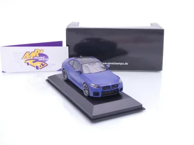 Preview: Minichamps 410023124 # BMW M2 (G87) Baujahr 2023 " Portimaoblau-metallic " 1:43