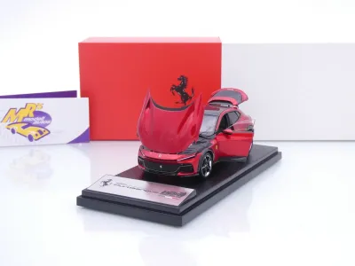 Preview: BBR Models HE43001B # Ferrari Purosangue Panoramic Baujahr 2023 " Rosso Magma " 1:43
