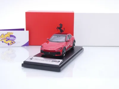 BBR Models HE43001A # Ferrari Purosangue Panoramic Baujahr 2023 " Rosso Corsa " 1:43