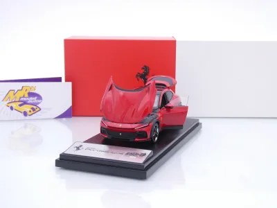 Preview: BBR Models HE43001A # Ferrari Purosangue Panoramic Baujahr 2023 " Rosso Corsa " 1:43