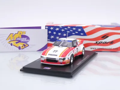 Spark US434 # Mazda RX-7 #77 6th 24h Daytona 1979 " Johnson - Mandeville " 1:43