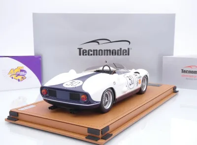 Preview: Tecnomodel TM18-310B # Ferrari 330P #30 12h Sebring 1965 " Hill / Mecom " 1:18