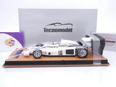 Preview: Tecnomodel TM18-415E # Shadow DN8 F1 #16 Österreich GP 1977 " Arturo Merzario " 1:18