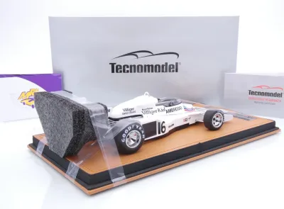 Preview: Tecnomodel TM18-415B # Shadow DN8 F1 #16 Japan GP 1977 " Riccardo Patrese " 1:18
