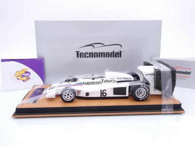 Preview: Tecnomodel TM18-415A # Shadow DN8 F1 #16 Schweden GP 1977 " Jackie Oliver " 1:18