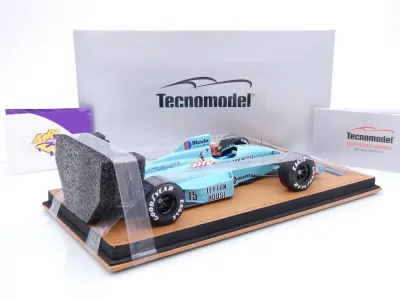 Preview: Tecnomodel TMD18-424D # March 881 F1 #15 4th England GP 1988 " Maurice Gugelmin " 1:18