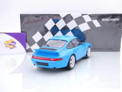 Preview: Minichamps 155061121 # Porsche 911 (993) RS Baujahr 1994 " Rivierablau " 1:18