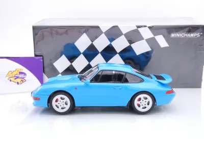 Preview: Minichamps 155061121 # Porsche 911 (993) RS Baujahr 1994 " Rivierablau " 1:18