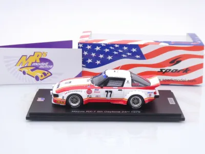 Preview: Spark US434 # Mazda RX-7 #77 6th 24h Daytona 1979 " Johnson - Mandeville " 1:43