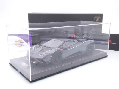 MR Collection LAMBO063B # Lamborghini Huracan STJ 2025 " Grigio Telesto " 1:18